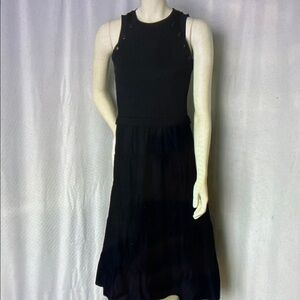 Elegant Black Sleeveless Dress